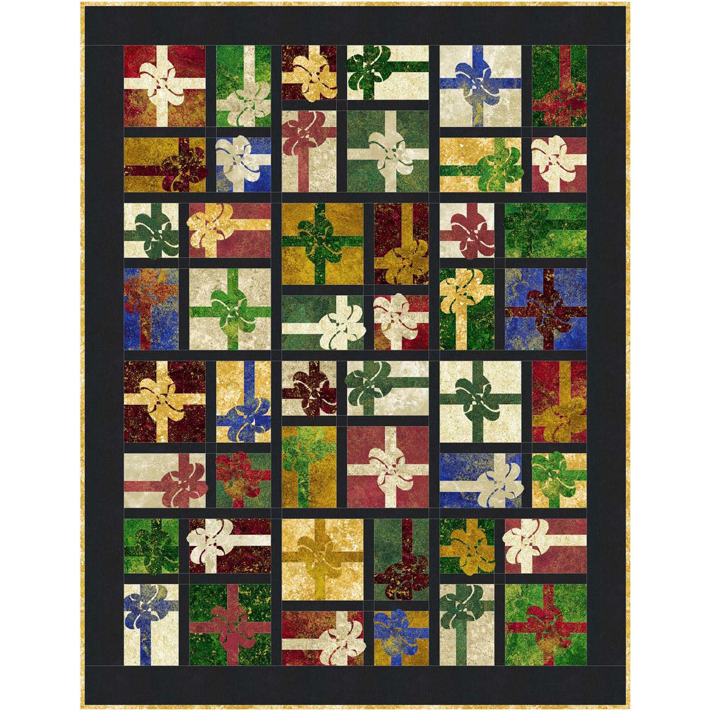 Holiday Gifts Quilt PC-147e - Downloadable Pattern