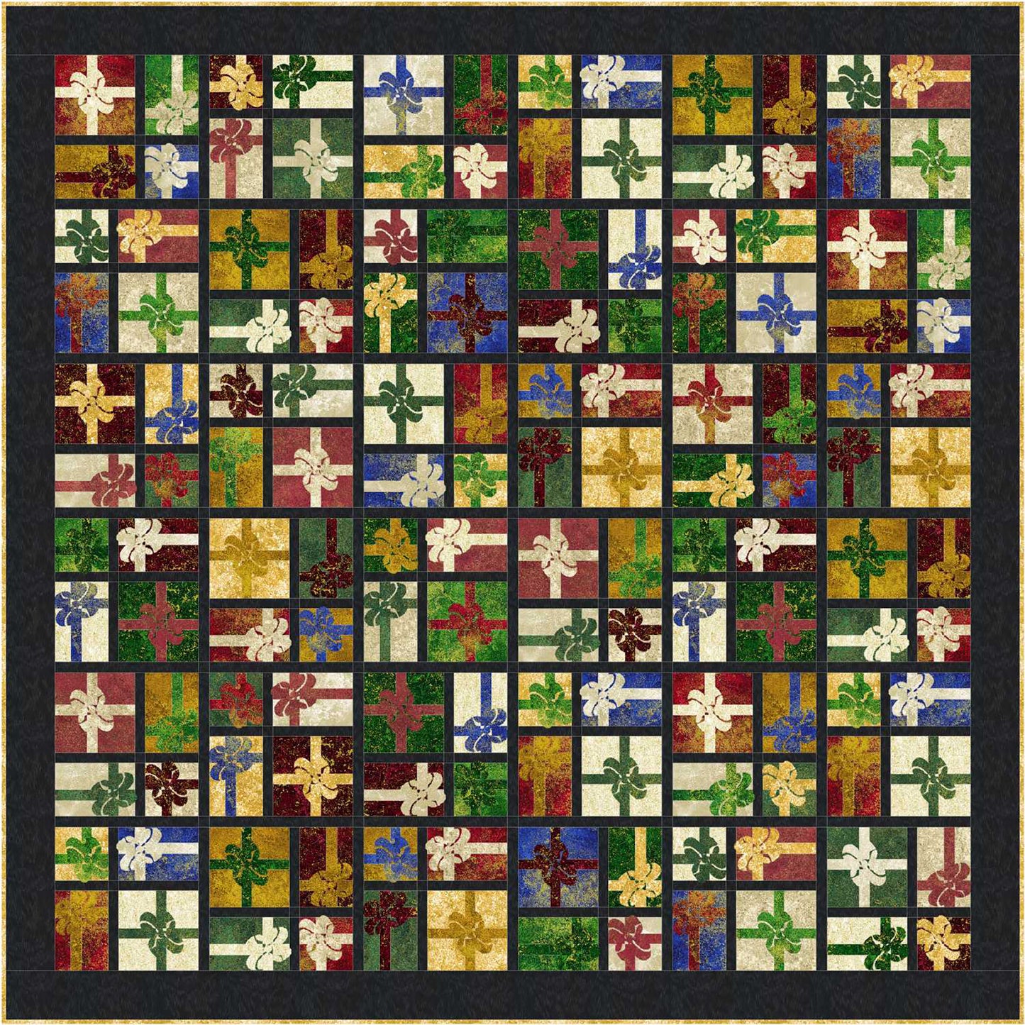 Holiday Gifts Quilt PC-147e - Downloadable Pattern