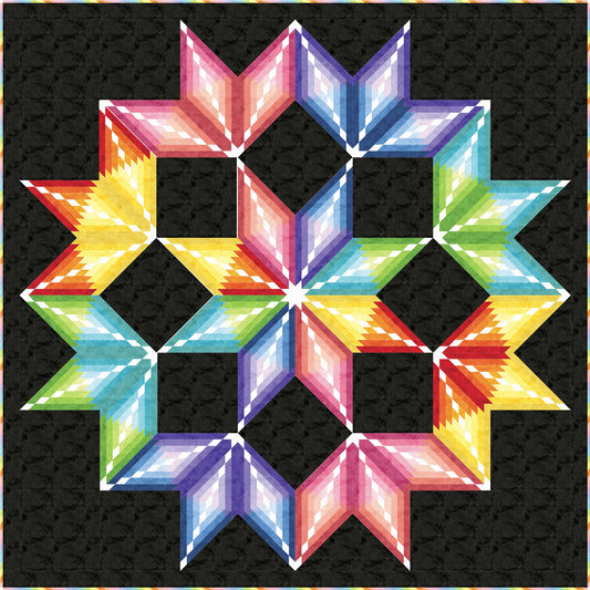 Colorburst Quilt PC-161e - Downloadable Pattern