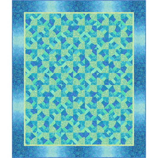 Tipsy Turvy Quilt Pattern PC-168 - Paper Pattern