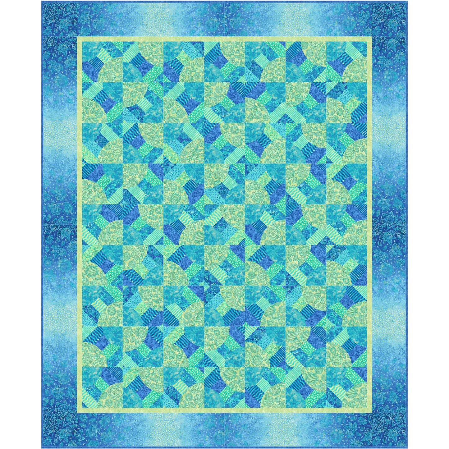 Tipsy Turvy Quilt Pattern PC-168 - Paper Pattern
