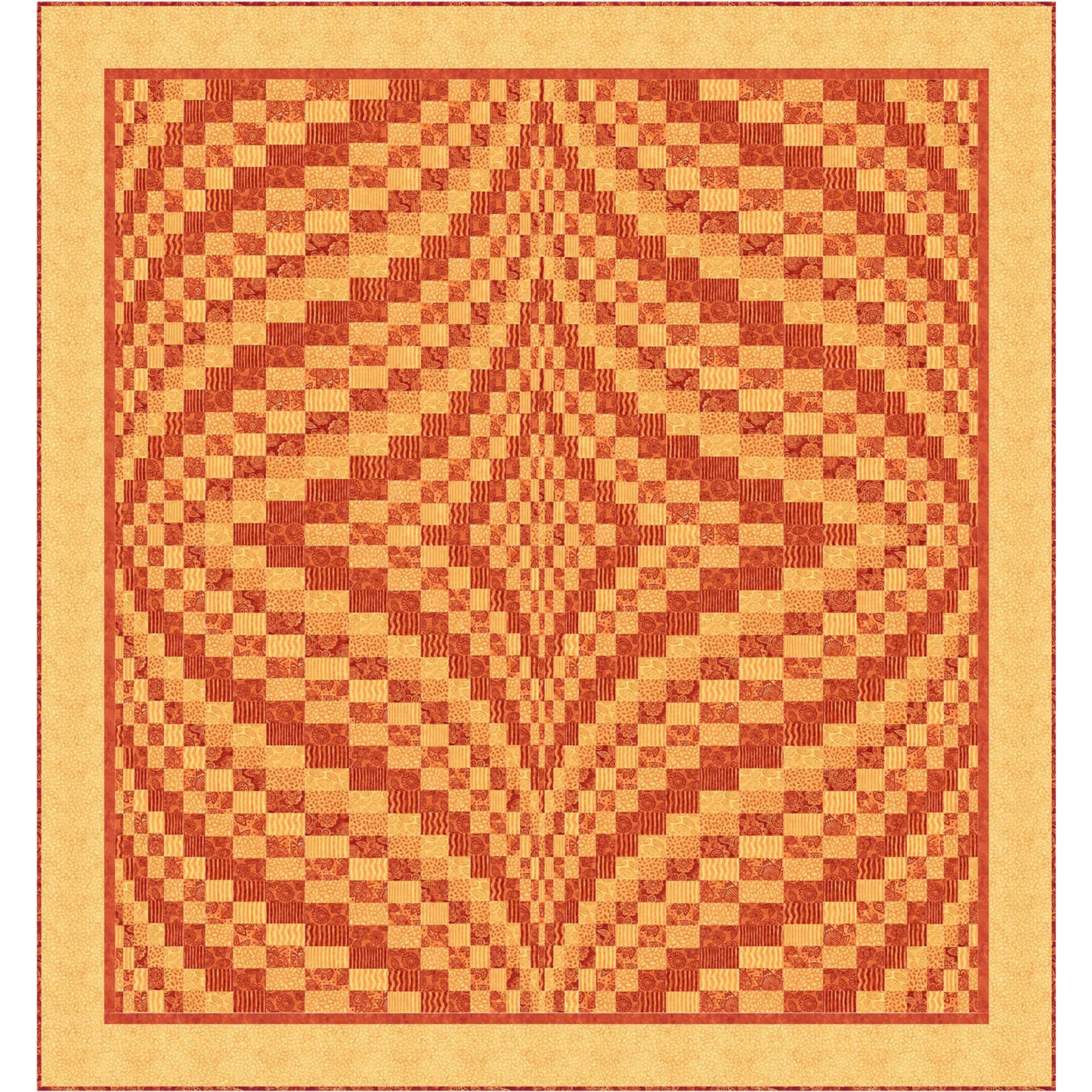 Heat Wave Quilt Pattern PC-169 - Paper Pattern