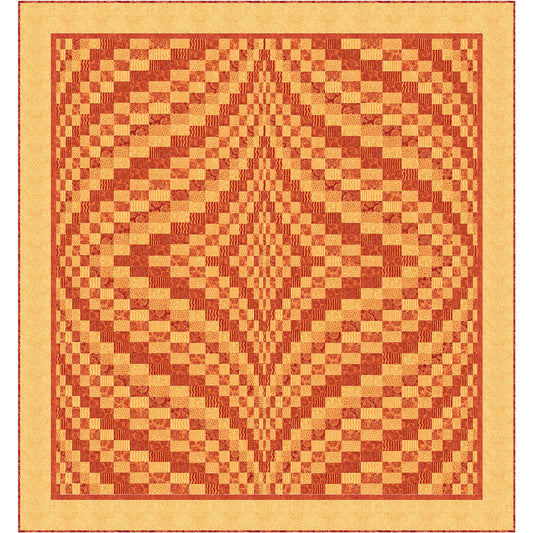 Heat Wave Quilt Pattern PC-169 - Paper Pattern