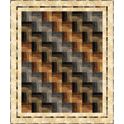 Strip-Easy Rail Fence Quilt PC-187e - Downloadable Pattern