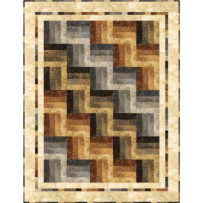 Strip-Easy Rail Fence Quilt PC-187e - Downloadable Pattern