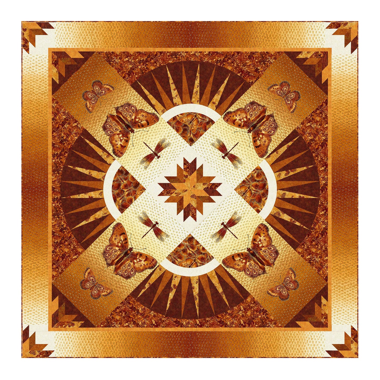 Butterfly Beauty Quilt Pattern PC-205 - Paper Pattern