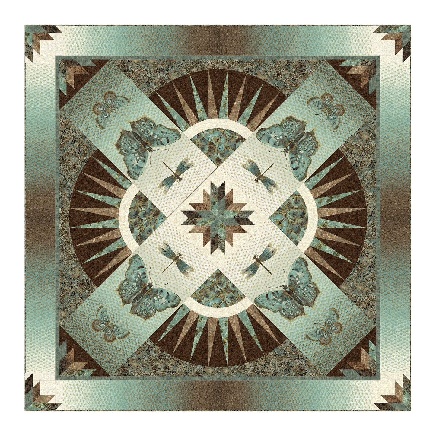 Butterfly Beauty Quilt Pattern PC-205 - Paper Pattern