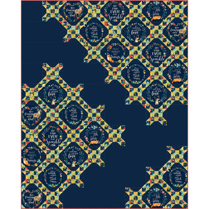 Modern Gridwork Quilt Pattern PC-208 - Paper Pattern