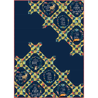 Modern Gridwork Quilt Pattern PC-208 - Paper Pattern