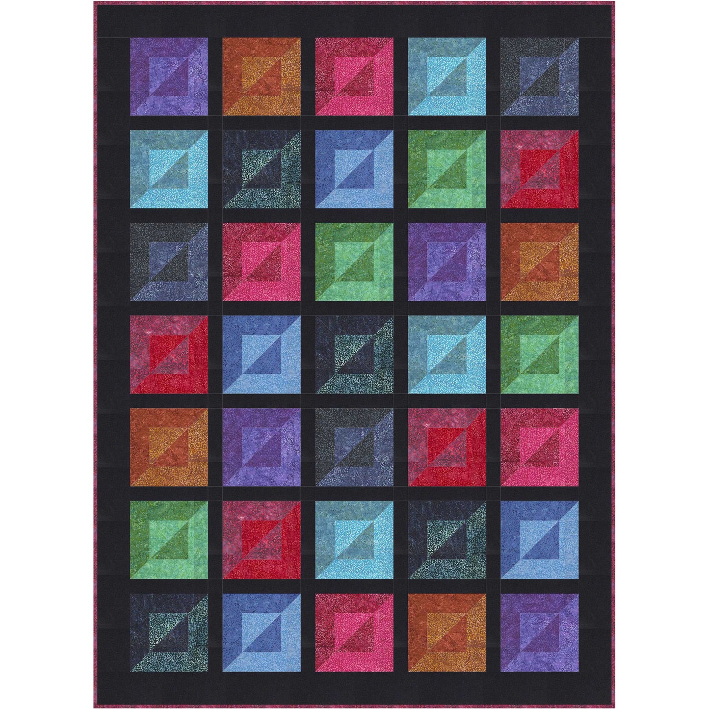 Bevelled Quilt PC-228e - Downloadable Pattern