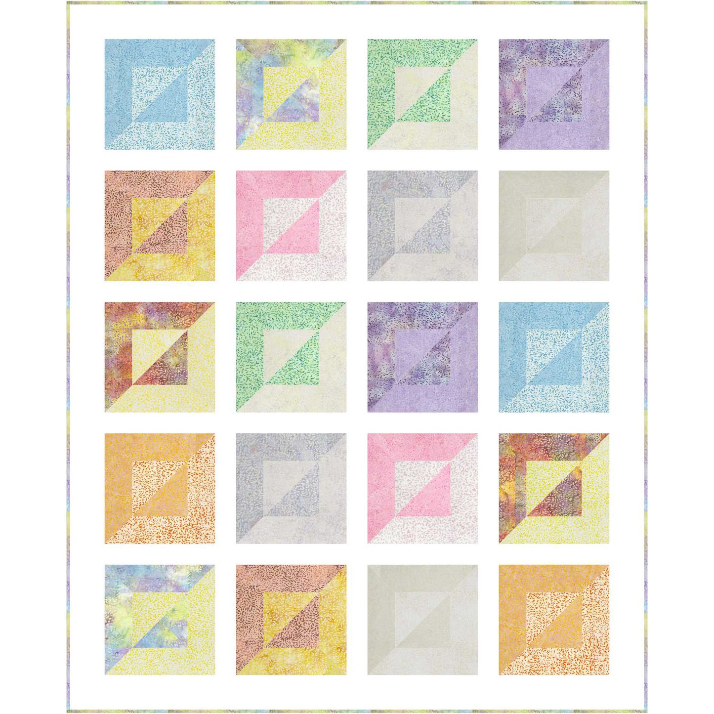 Bevelled Quilt PC-228e - Downloadable Pattern