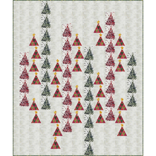 Tree Line Quilt Pattern PC-230 - Paper Pattern