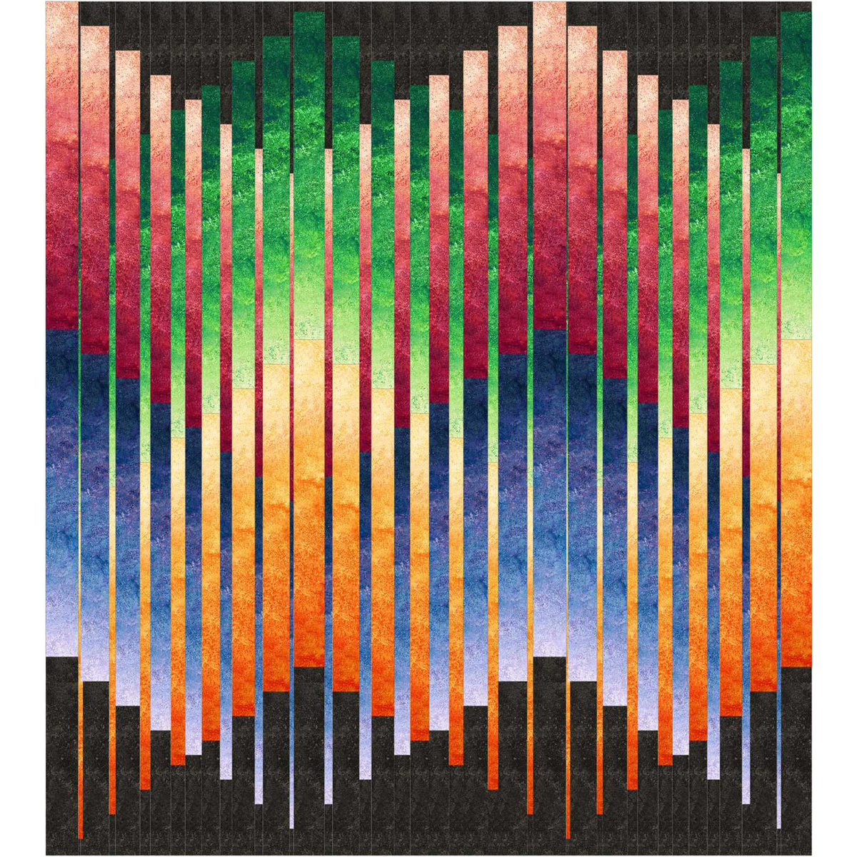 Good Vibrations Quilt Pattern PC-231 (advanced beginner, queen, king ...