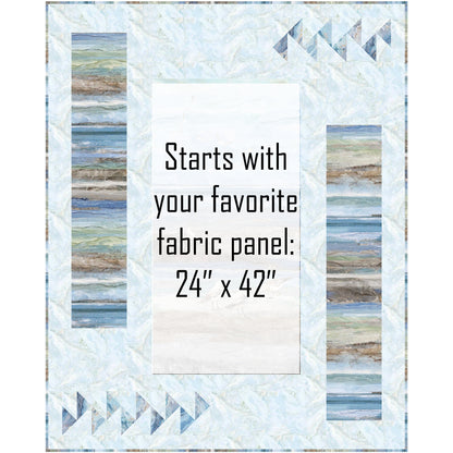 Panel Pizzazz Quilt PC-250e - Downloadable Pattern