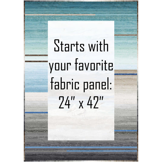 Panel Pizzazz Quilt PC-250e - Downloadable Pattern