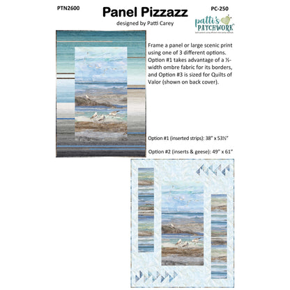Panel Pizzazz Quilt PC-250e - Downloadable Pattern
