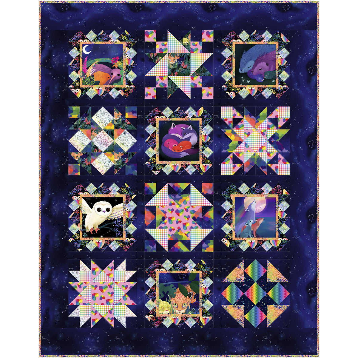 Starlight Sampler Quilt PC-266Fe - Downloadable Pattern
