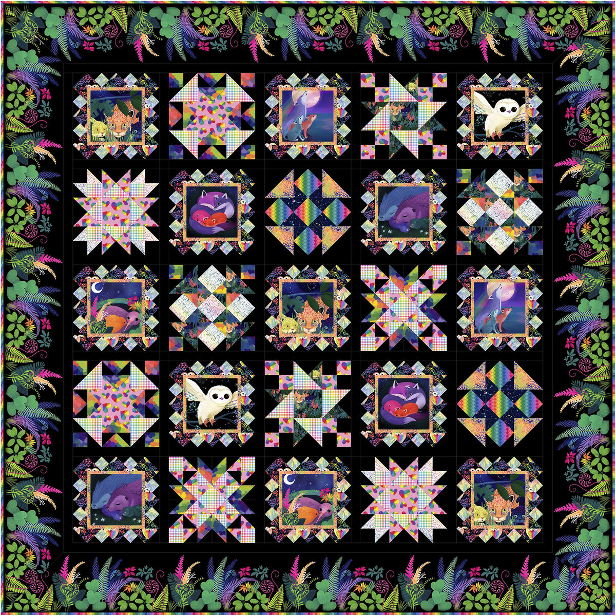 Starlight Sampler Quilt PC-266Fe - Downloadable Pattern