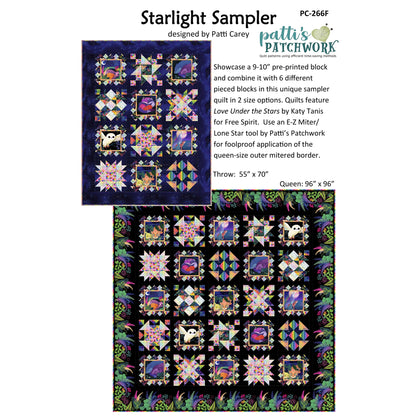 Starlight Sampler Quilt PC-266Fe - Downloadable Pattern