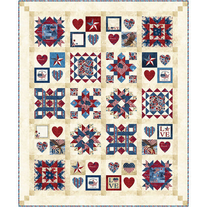 For The Brave Quilt PC-272e - Downloadable Pattern