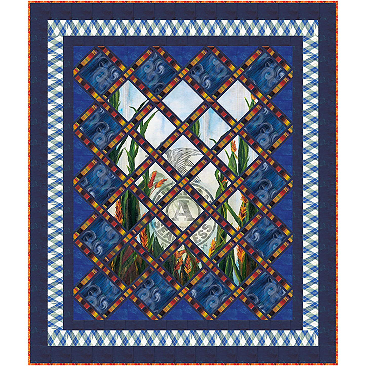Sashed Quilt Pattern PC-294 - Paper Pattern