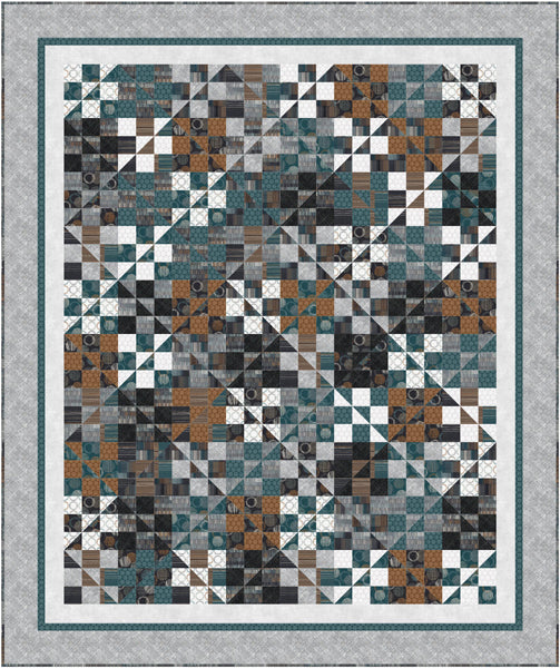 Split Nines Quilt Pattern PC-297 - Paper Pattern