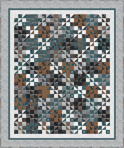 Split Nines Quilt PC-297e - Downloadable Pattern