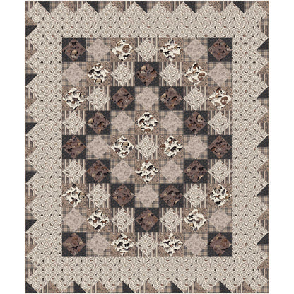 Trip Around the Rodeo Quilt Pattern PC-326R - Paper Pattern