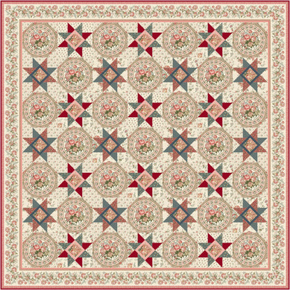 Parlour Posh Quilt Pattern PC-345 - Paper Pattern