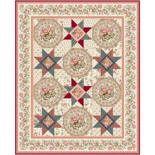 Parlour Posh Quilt PC-345e - Downloadable Pattern