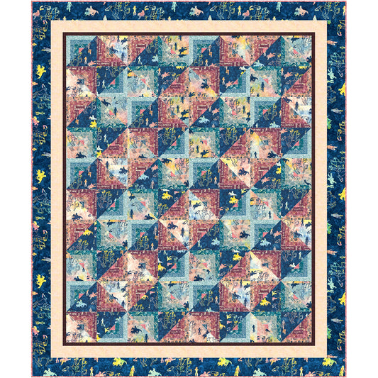 Home on the Range Quilt PC-347e - Downloadable Pattern