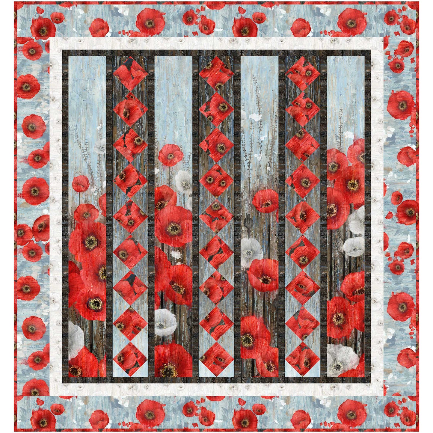 Shadow Play Quilt Pattern PC-348 - Paper Pattern