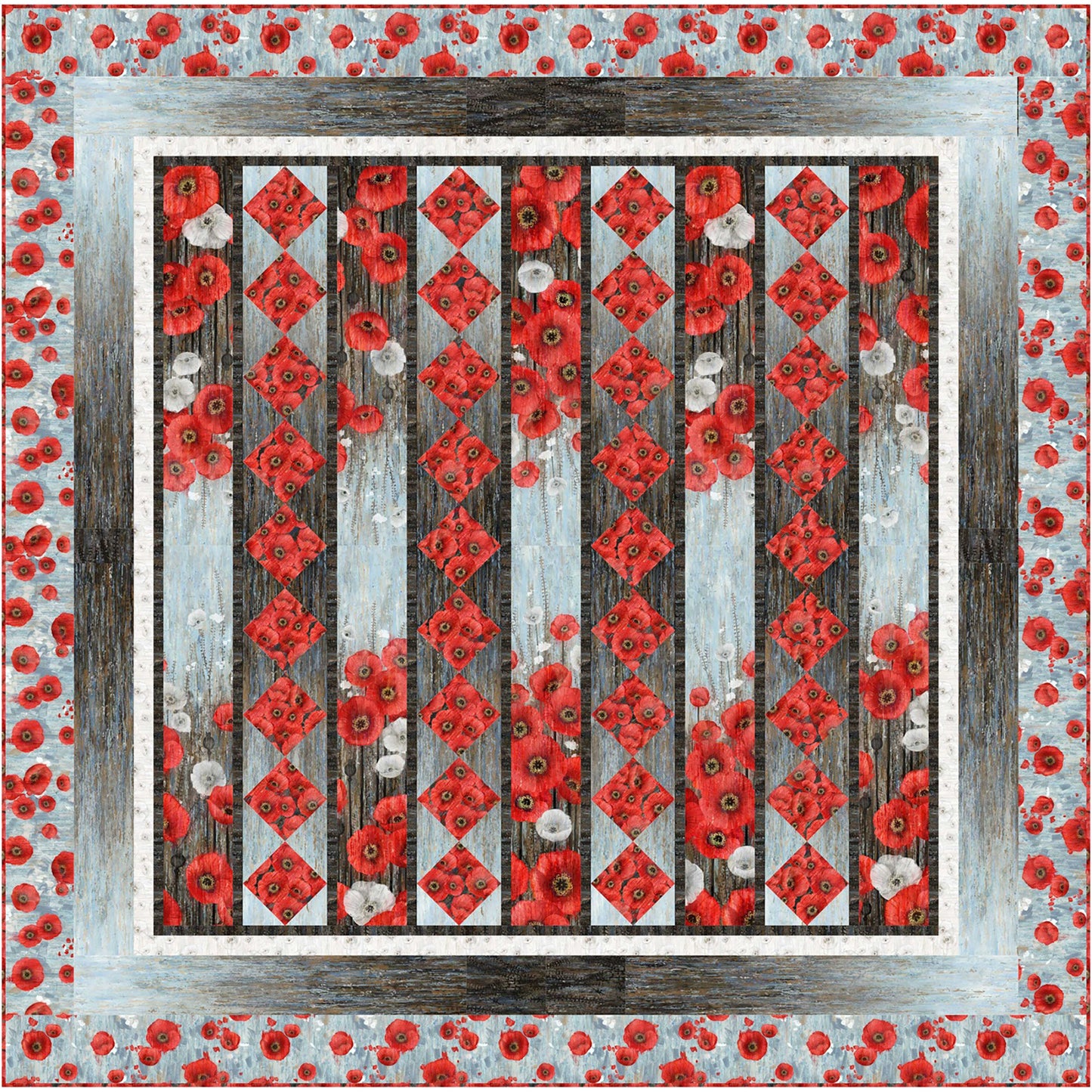 Shadow Play Quilt Pattern PC-348 - Paper Pattern