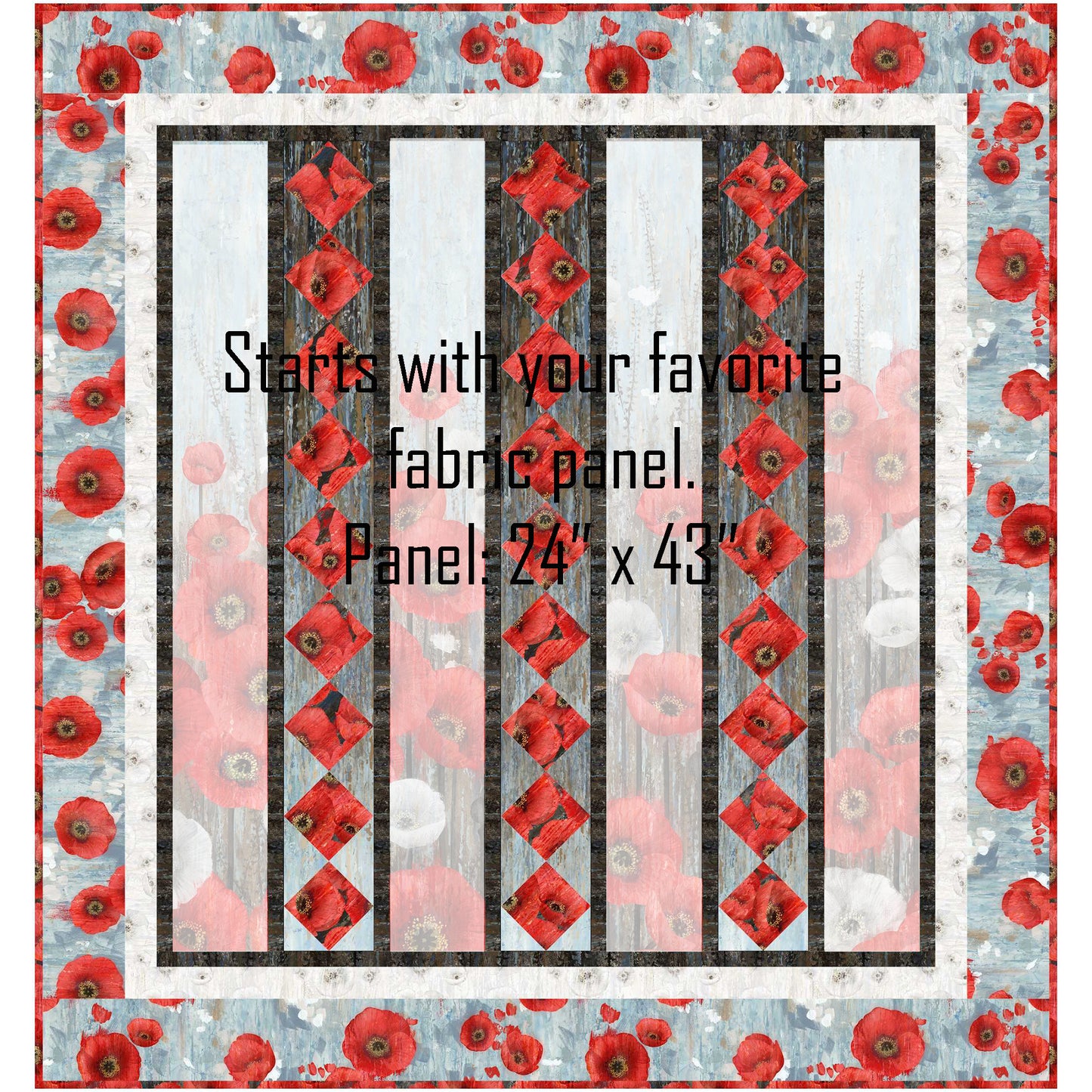 Shadow Play Quilt Pattern PC-348 - Paper Pattern