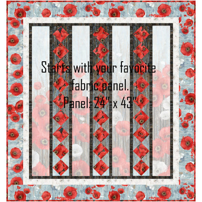 Shadow Play Quilt Pattern PC-348 - Paper Pattern
