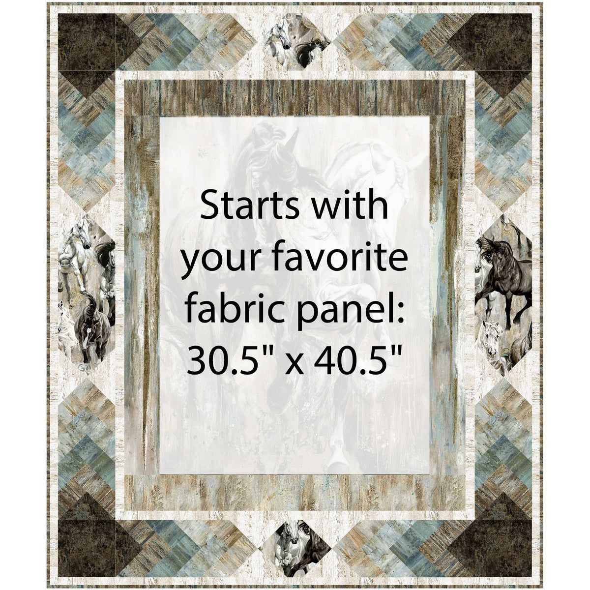 Cornered Quilt Pattern PC-349 - Paper Pattern