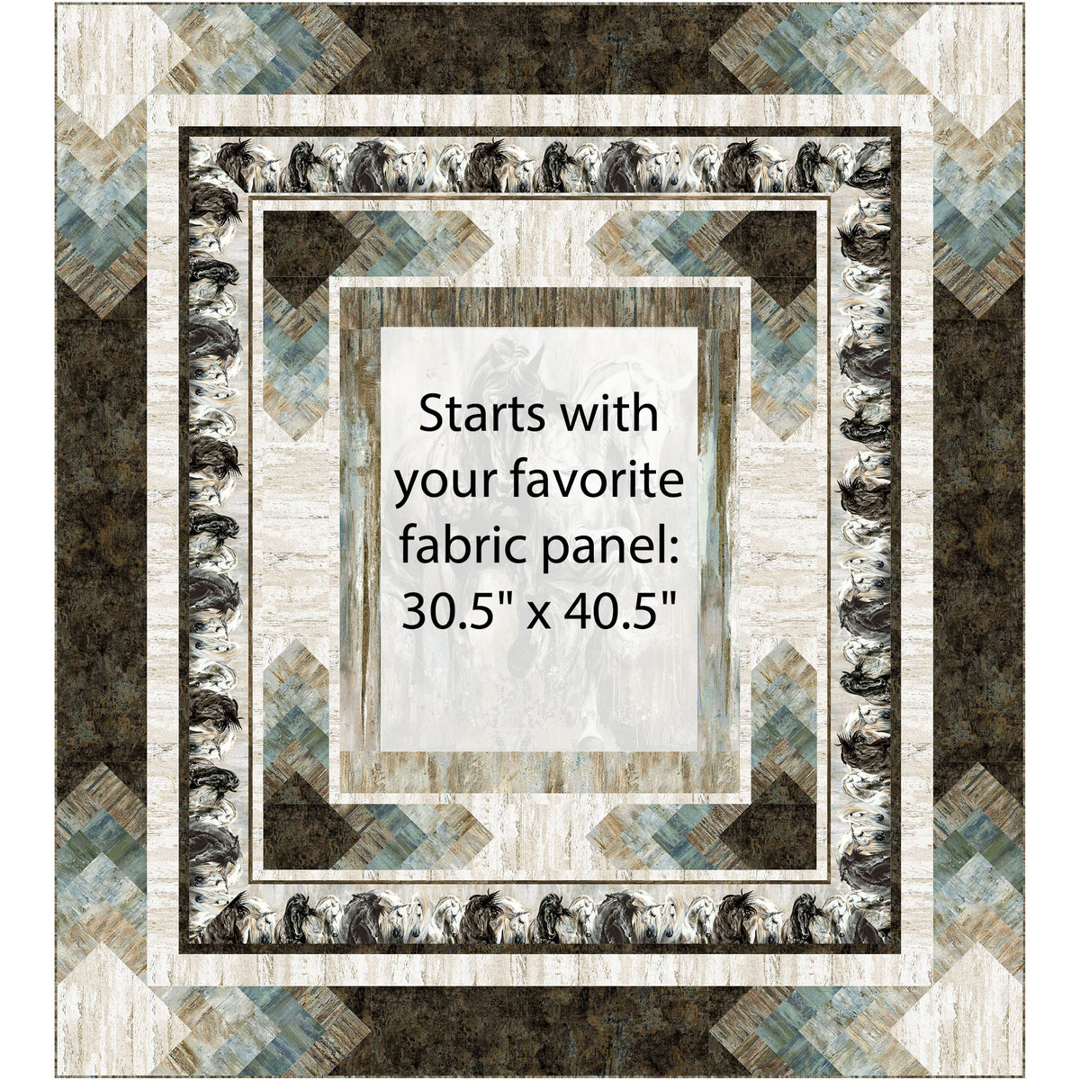 Cornered Quilt Pattern PC-349 - Paper Pattern