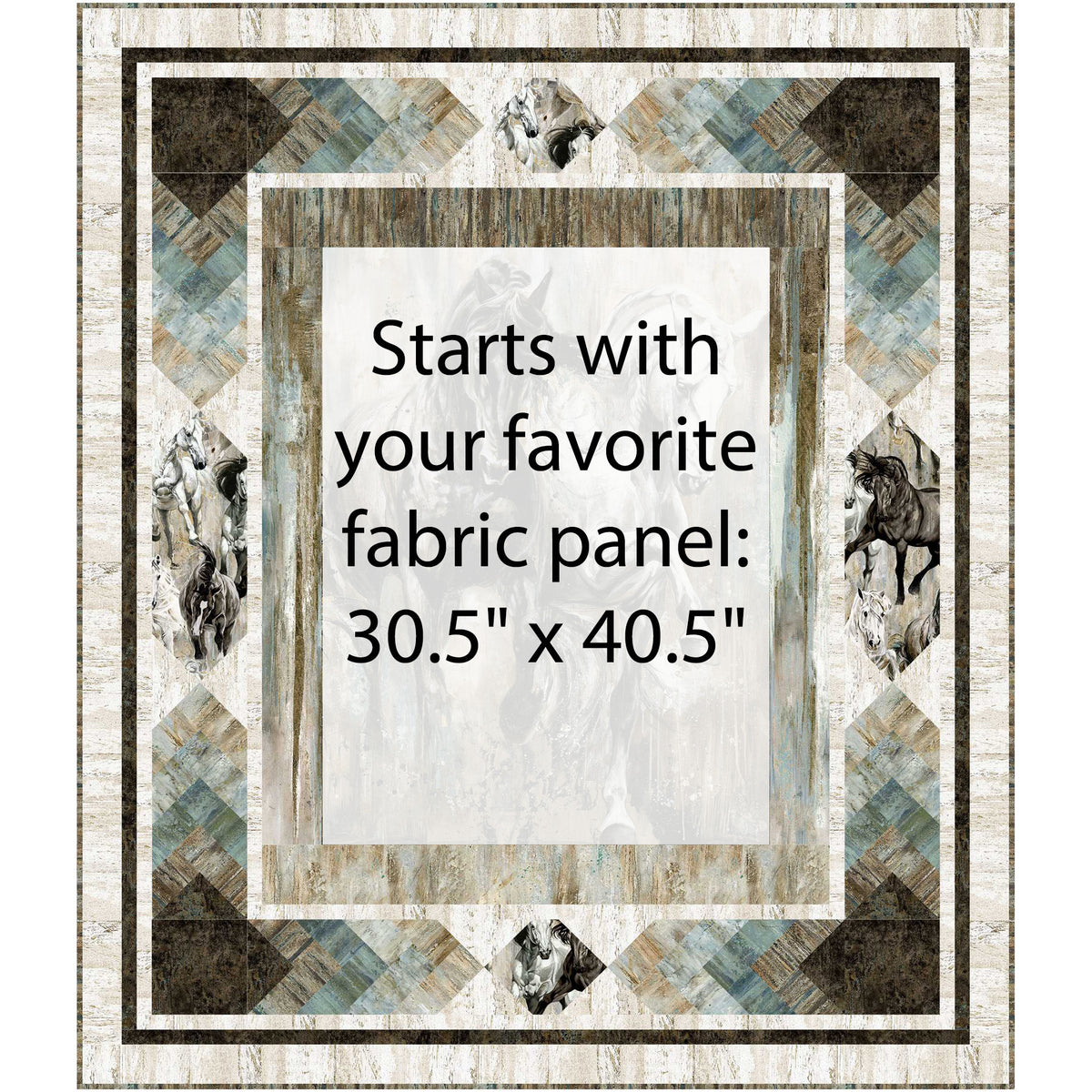 Cornered Quilt Pattern PC-349 - Paper Pattern