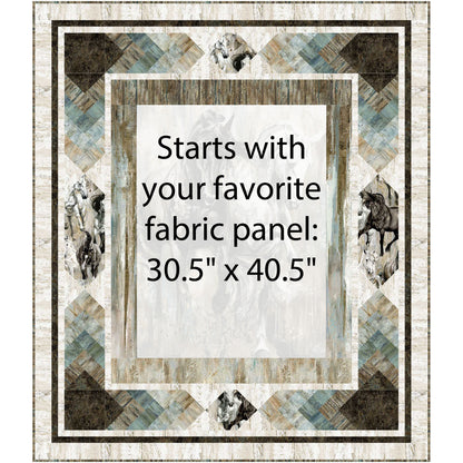 Cornered Quilt Pattern PC-349 - Paper Pattern