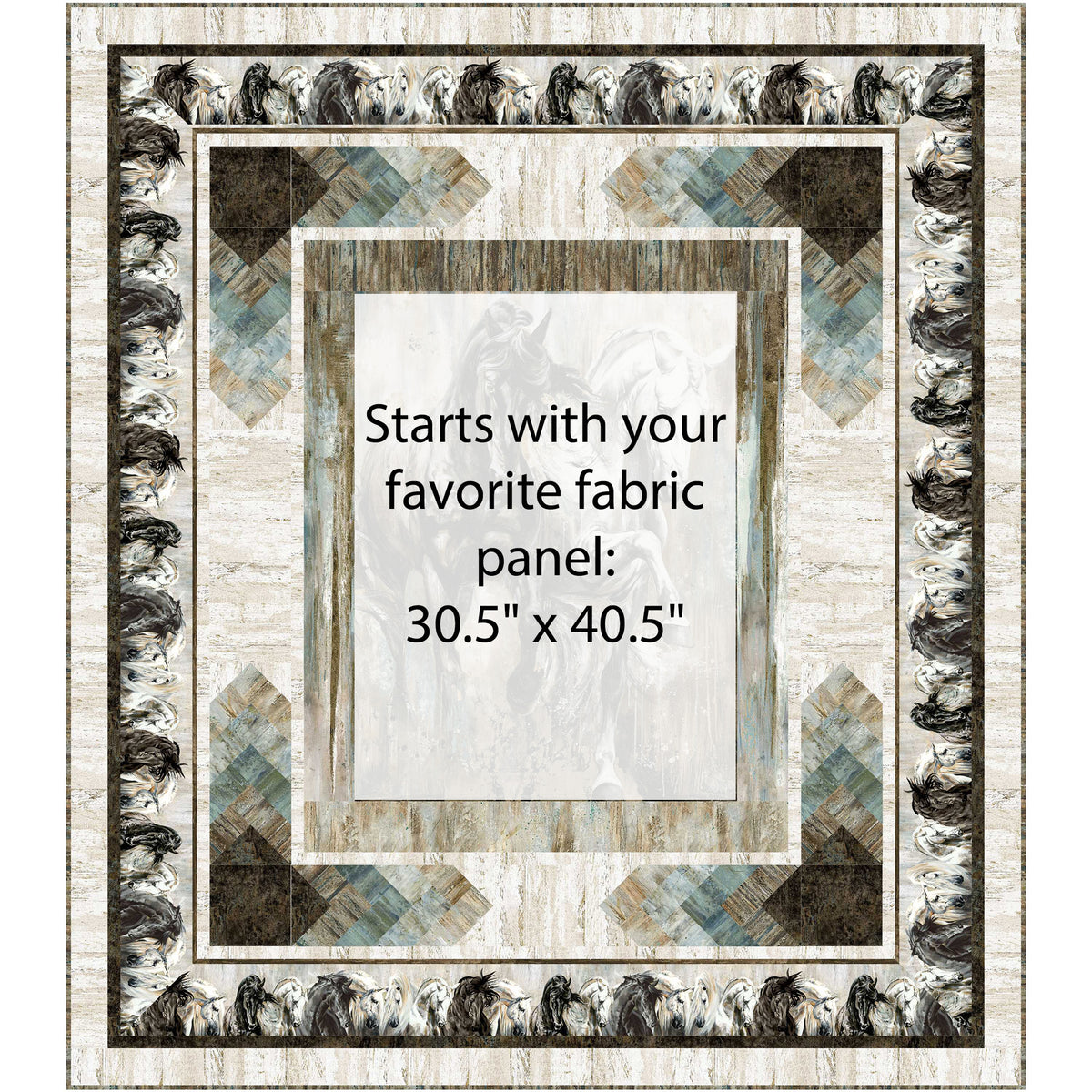 Cornered Quilt Pattern PC-349 - Paper Pattern