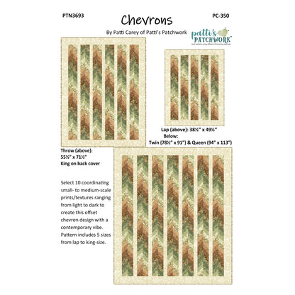 Chevrons Quilt Pattern PC-350w - Wholesale Product