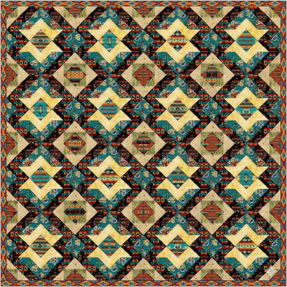 Stars Over Arizona Quilt PS-914e - Downloadable Pattern