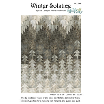 Winter Solstice Quilt Pattern PC-190 - Paper Pattern