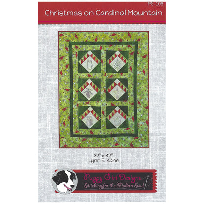 Christmas on Cardinal Mountain Wall Hanging Pattern PG-109 - Paper Pattern