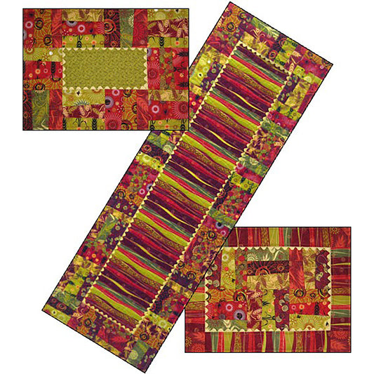 Hedge Row Table Set PJB-236e - Downloadable Pattern