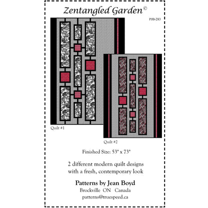Zentangled Garden Quilt Pattern PJB-283w - Wholesale Product