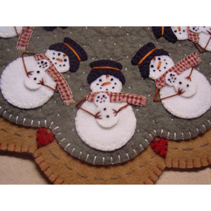 Snowmoms Penny Rug Candle Mat PLP-109e - Downloadable Pattern