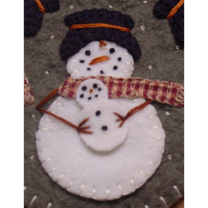 Snowmoms Penny Rug Candle Mat Pattern PLP-109 - Paper Pattern