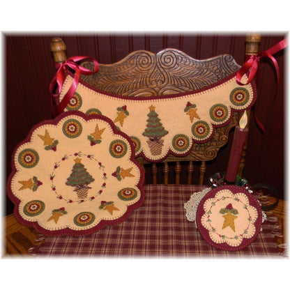 O Christmas Tree! Candle Mat/Swag/Mini Mat Pattern PLP-167 - Paper Pattern