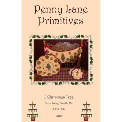 O Christmas Tree! Candle Mat/Swag/Mini Mat Pattern PLP-167 - Paper Pattern